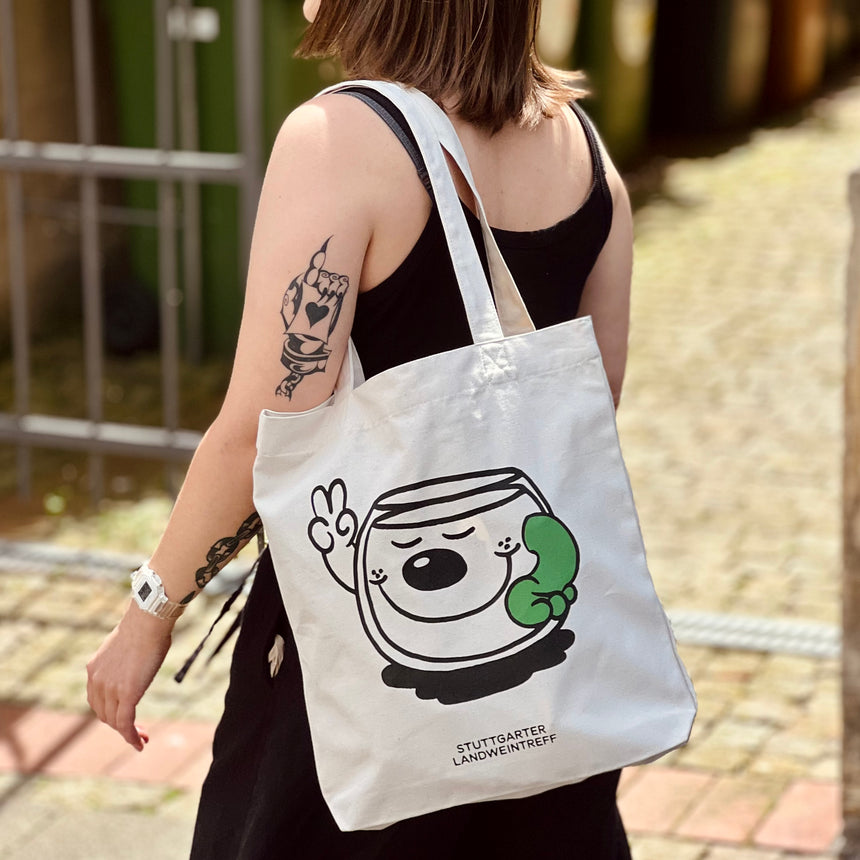 Landweintreff tote bag