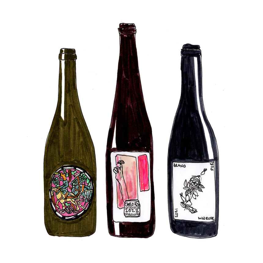monthly natural wine subscription (pay monthly)