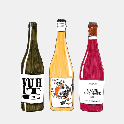 monthly natural wine subscription (pre-paid)